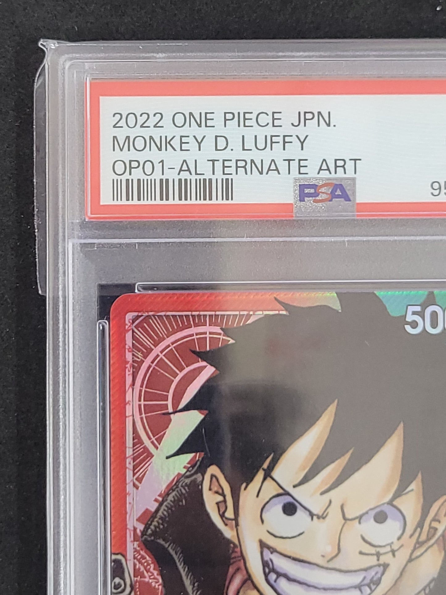 【PSA10】モンキー・D・ルフィ OP01-003 L パラレル リーダー ワンピース ワンピースカードゲーム