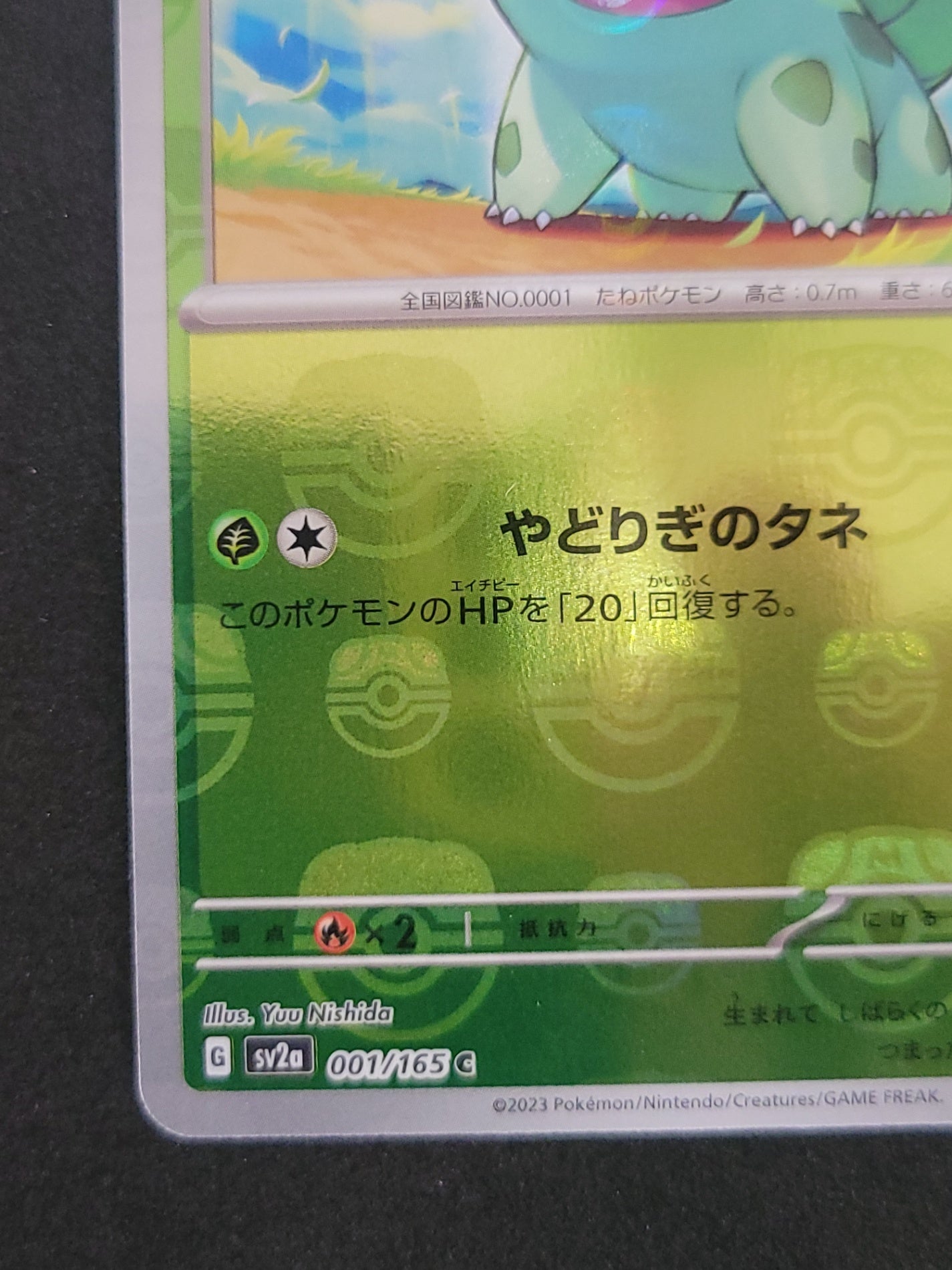 ポケモンカード フシギダネ(マスターボールミラー/001/165/SV2A/BM2)