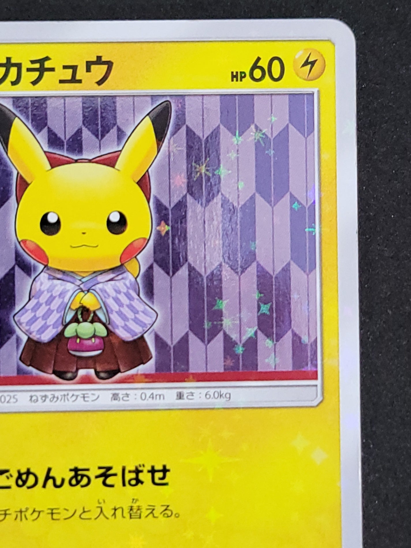ポケモンカード 袴姿のピカチュウ HP60(208/SM/P)