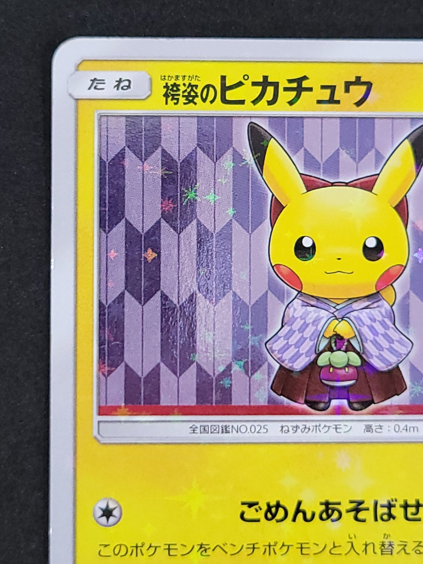 ポケモンカード 袴姿のピカチュウ HP60(208/SM/P)