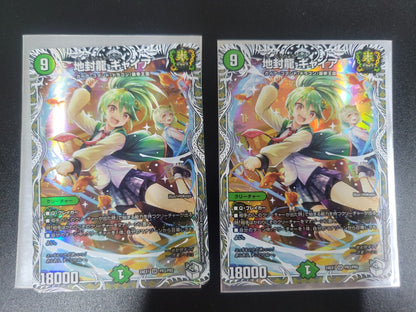 デュエルマスターズ　地封龍 ギャイア　キャラトレジャー　セット　DM24EX1PR3/PR5
